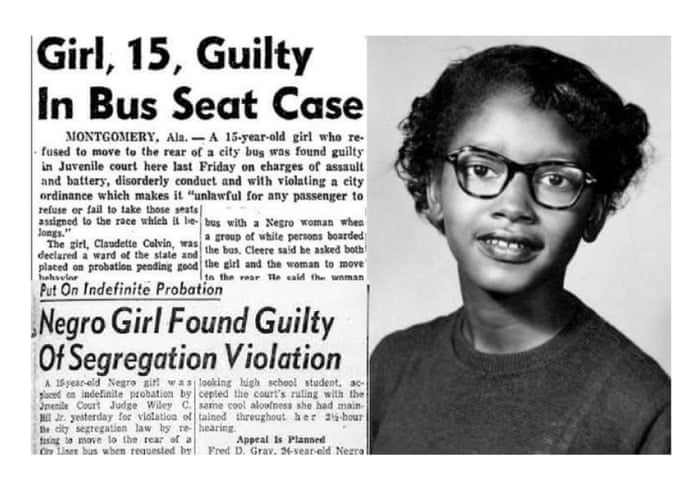 how did rosa parks know claudette colvin